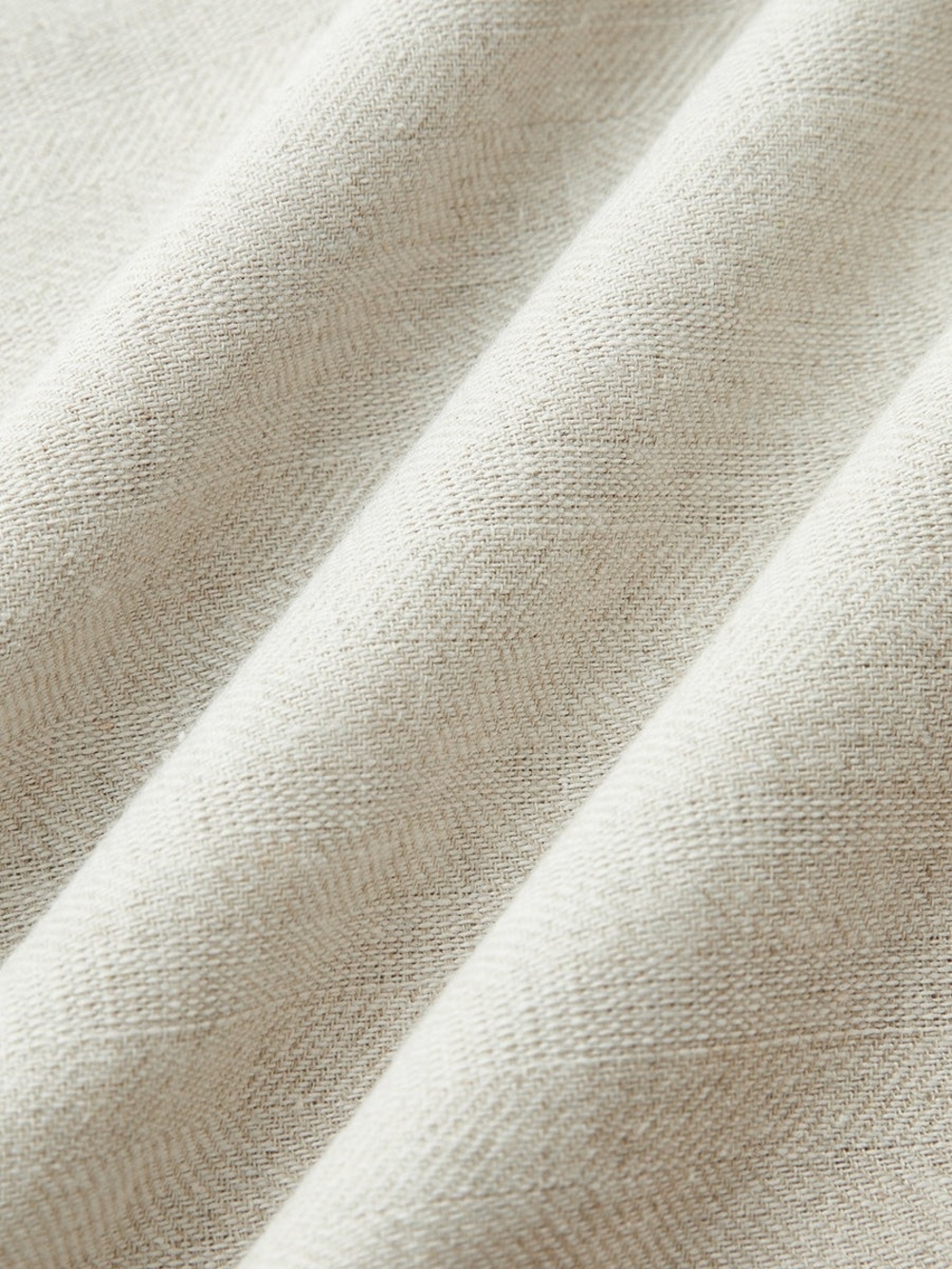 Commense Cream Wide-Leg Trousers with Draped Wrap Top Set - Picture 6 of 12